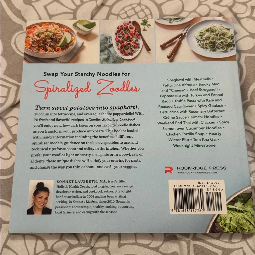 Zoodles Spiralizer Cookbook - Picture 2 of 4